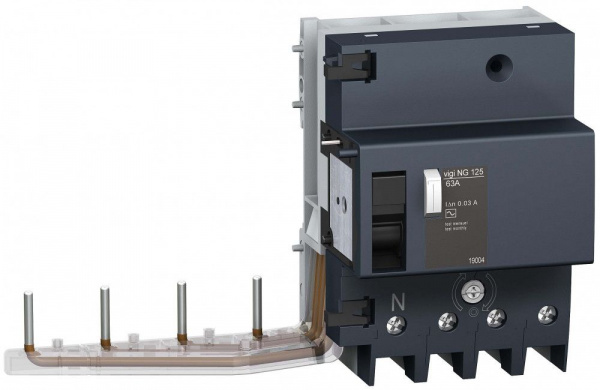 SE Acti 9 Vigi NG125 Блок дифференциальной защиты 4P 63A 30мА AC