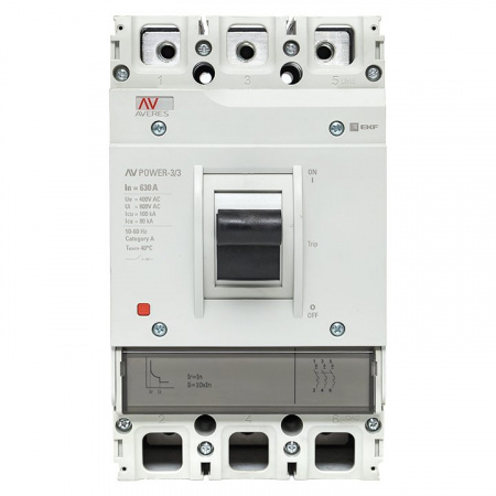 EKF Averes Автоматический выключатель AV POWER-3/3 630А 100kA TR