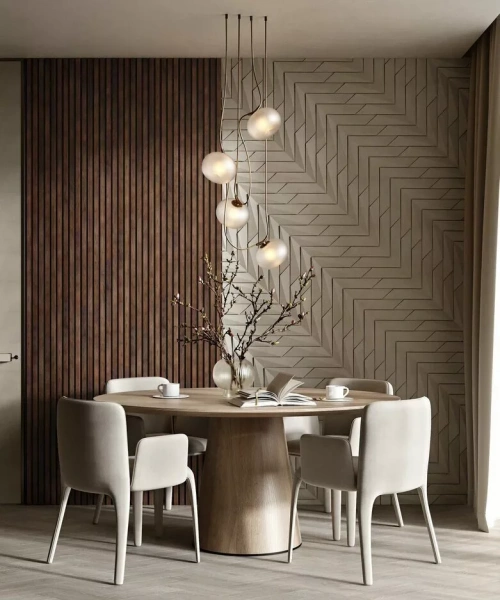 Акустическая панель, черный войлок, 600х600х19мм, рейки МДФ дуб барон темный Акустическая панель, черный войлок, 600х600х19мм, рейки МДФ дуб барон темный