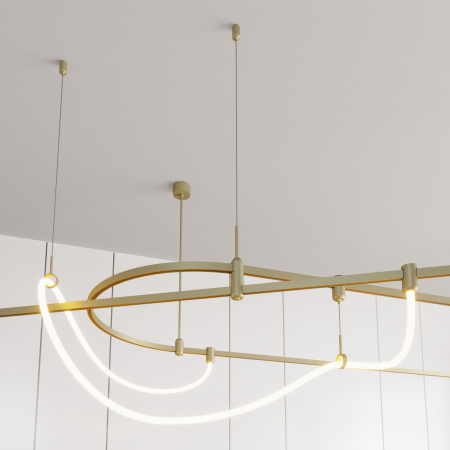 Arlight Светильник ART-APRIORI-TUBE-ELASTIC-R38-L3000-25W Warm3000 (OG, 360 deg, 48V) (IP20 Металл, 3 года)