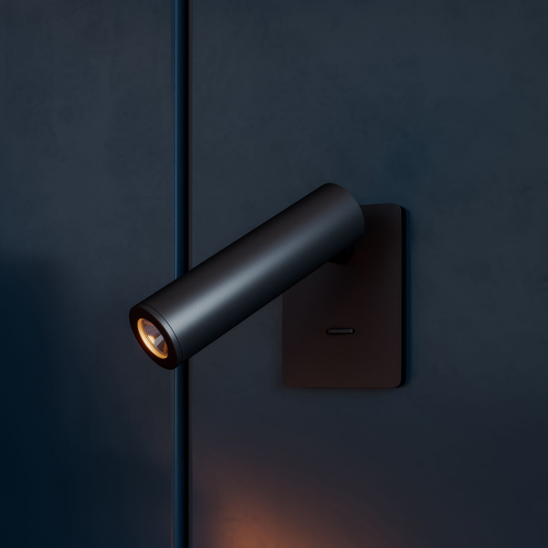 Светильник SP-READER-S60x86-3W Warm2700 (BK, 20 deg, 230V) (Arlight, IP20 Металл, 3 года)