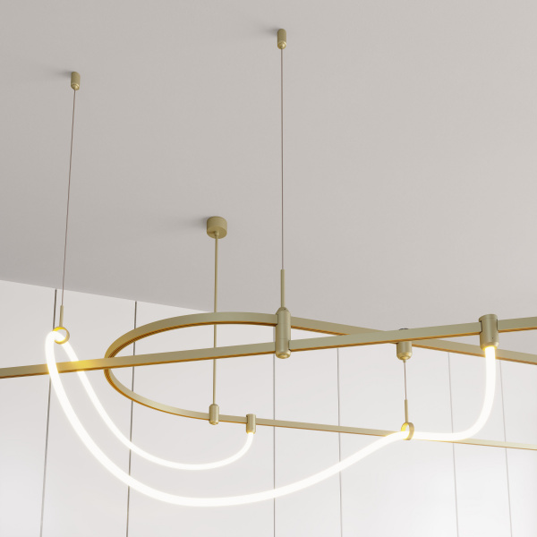 Arlight Светильник ART-APRIORI-TUBE-ELASTIC-R38-L3000-25W Warm3000 (OG, 360 deg, 48V) (IP20 Металл, 3 года)