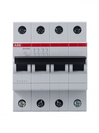 ABB Выключатель автоматический 4-пол. SH204L C6