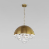 Подвесной светильник со стеклянными плафонами 30177 латунь Eurosvet Anait