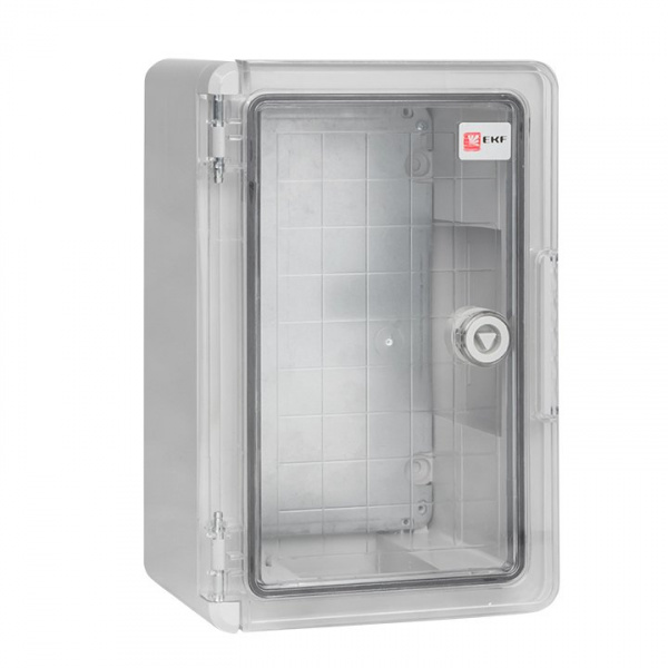 EKF PROxima Щит пластиковый с монтажной платой прозр. дверь 300х200х130 мм IP65