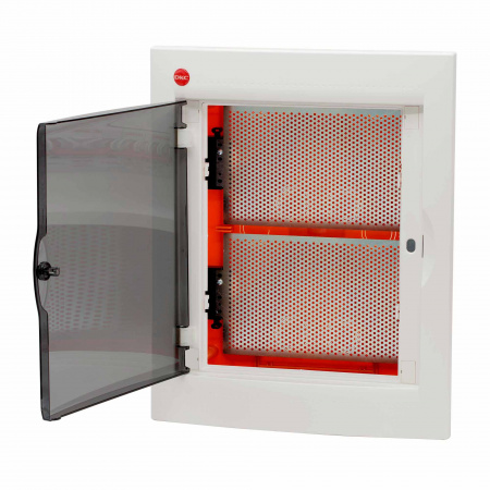 DKC Щиток мультимедийный встраиваемый с дверцей 36 мод.,IP41, белый, смонтажными платами