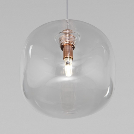 Подвесной светильник со стеклянным плафоном 50128/1 золото Eurosvet Jar