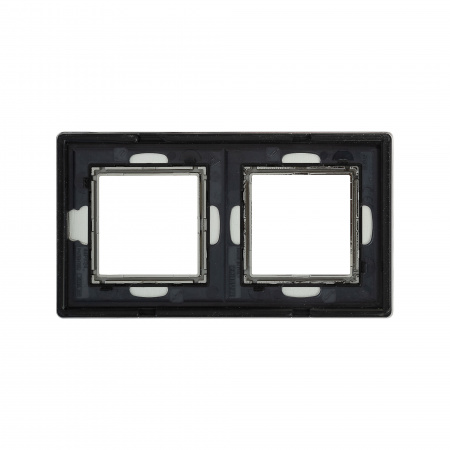 DKC Avanti Серый Алюминий Рамка 4 модуля