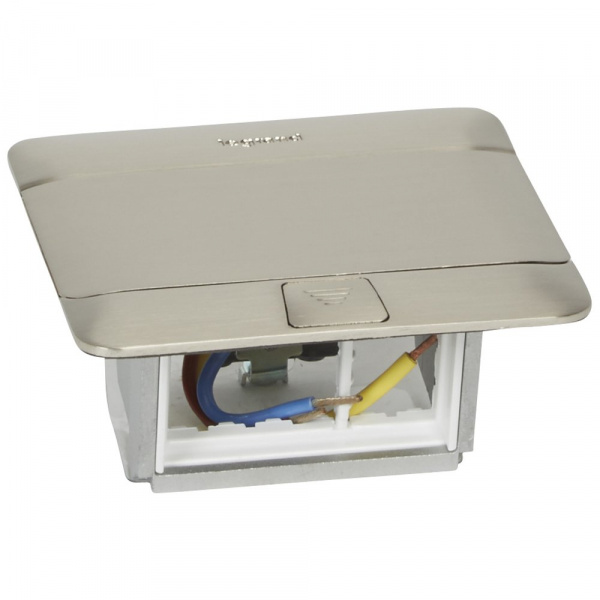 Legrand Нержавеющая сталь Блок выдвижной 4  модуля