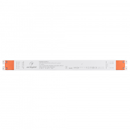 Блок питания ARV-SP-24060-PFC-DT8-CCT-LONG (24V, 2.5A, 60W) (Arlight, IP20 Пластик, 5 лет)