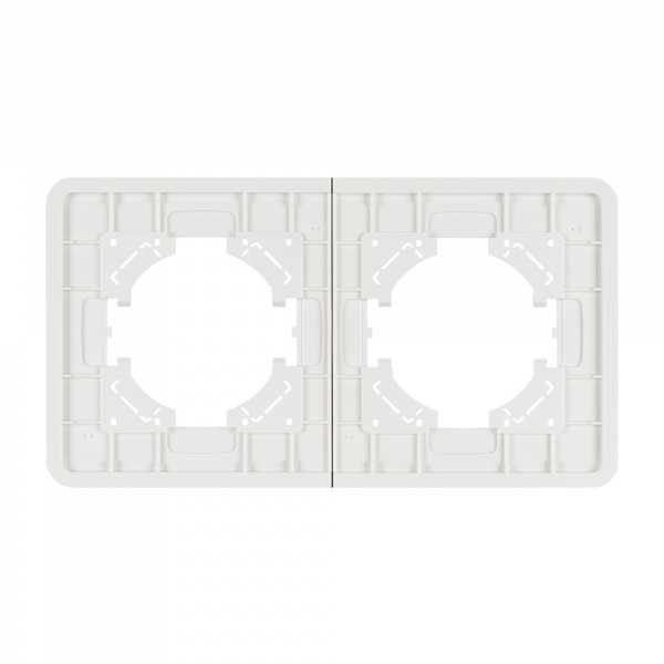 Arlight Рамка стеклянная FRM-OMALI-SFGS-2-WH (-)