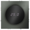Терморегулятор электронный VOLTUM S70 с индикацией и датчиком, для теплого пола, (титан)