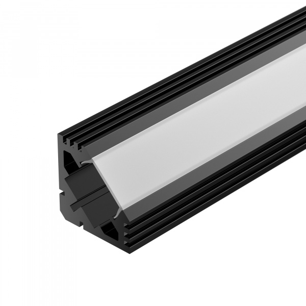 Arlight Профиль PDS45-T-2000 ANOD Black RAL9005 (Алюминий)