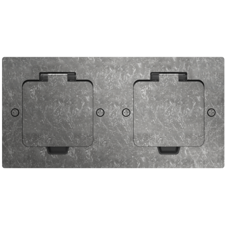 Лючок Surface 4 мод. (2 мод. 45х45 мм.), оцинкованная сталь, IP44