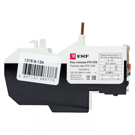 EKF PROxima Реле тепловое РТЭ-1316 9-13А
