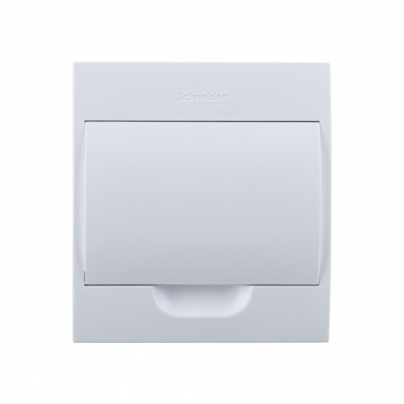 SE EASY 9 Корпус навесной с белой дверью 1ряд/8мод, IP40,IK07,63А, 2 клеммы