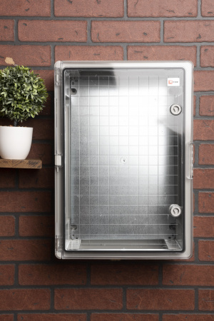 EKF PROxima Щит пластиковый с монтажной платой прозр. дверь 500х350х190 мм IP65