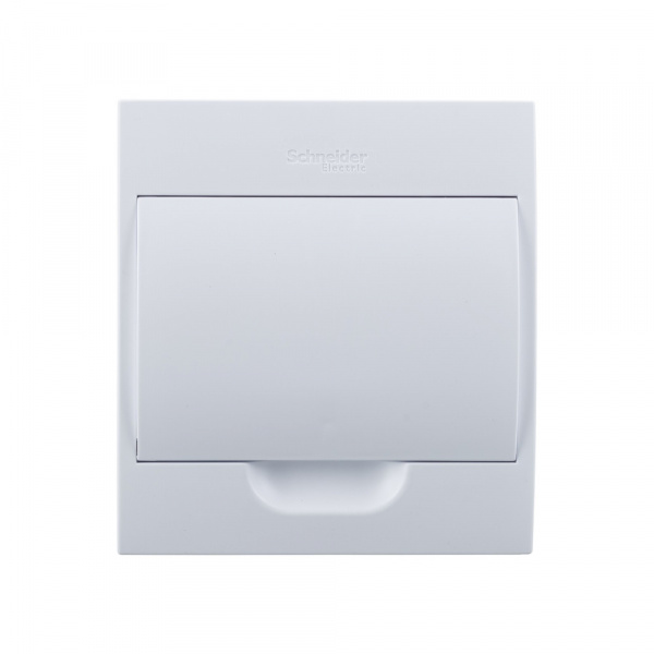 SE EASY 9 Корпус навесной с белой дверью 1ряд/8мод, IP40,IK07,63А, 2 клеммы