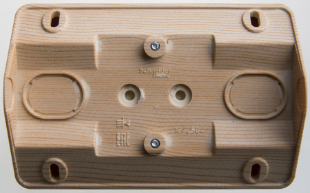 SE Этюд наруж Сосна Розетка 2-ая угловая с/з со шторками 16А 250B