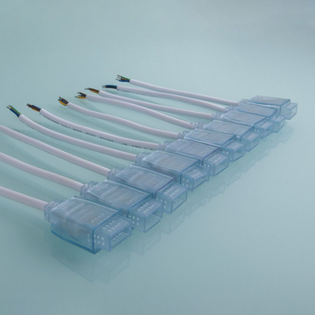 Коннектор односторонний гибкий для светодиодной ленты Premium мультибелая LS013 220V 2835 (10 шт.) PSL-09 Elektrostandard Аксессуары для светодиодной ленты Premium LS013 a041345