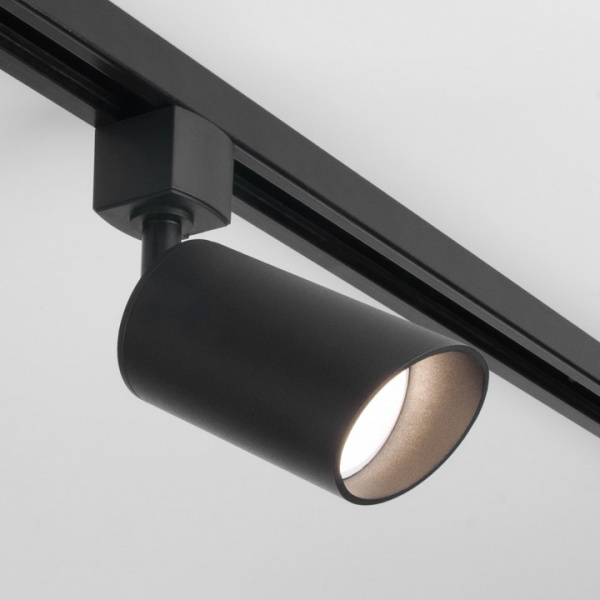 Трековый светильник для однофазного шинопровода Splay GU10 черный MRL 1006 Elektrostandard Splay a047374
