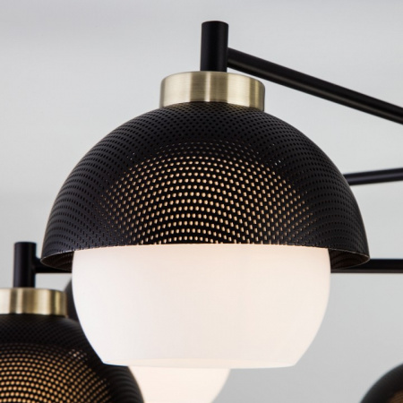 Потолочная люстра в стиле лофт 70106/6 черный Eurosvet Nocciola