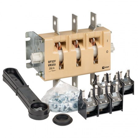 EKF PROxima Выключатель-разъединитель ВР32У-35А31220 250А 1 направ. с д/г камерами несъемная левая/правая рукоятка MAXima