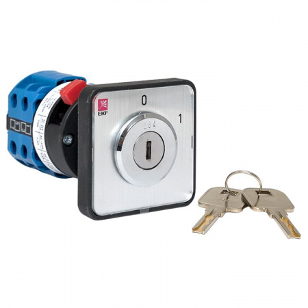 EKF PROxima Переключатель кулачковый ПК-1-113 10А 3P «0-1» с ключом