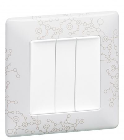 Legrand Valena ALLURE Бел Клавиша 3-ая