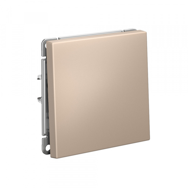 Systeme Electric ArtGallery Песочный Выключатель 1-клавишный кнопочный, механизм, быстрозажим. клем.