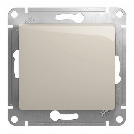 SE Glossa Молочный Переключатель 1-клавишный, сх.6,10AX