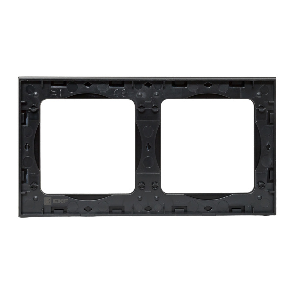 EKF PROxima Стокгольм Черный Металл Рамка 2-ая