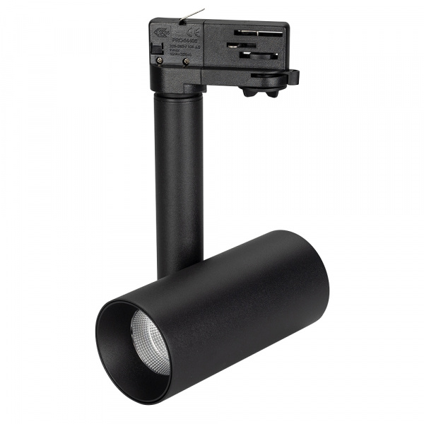 Arlight Светильник SP-POLO-TRACK-PIPE-R65-8W Day4000 (BK-BK, 40 deg) (IP20 Металл, 3 года)