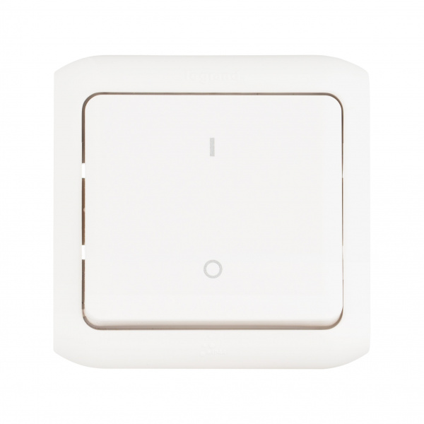 Legrand Quteo Белый Выключатель двухполюсный IP44