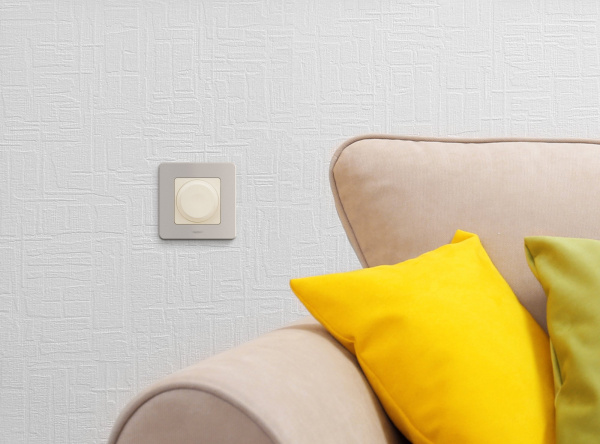 Legrand INSPIRIA Слоновая кость Светорегулятор поворотный без нейтрали 300Вт