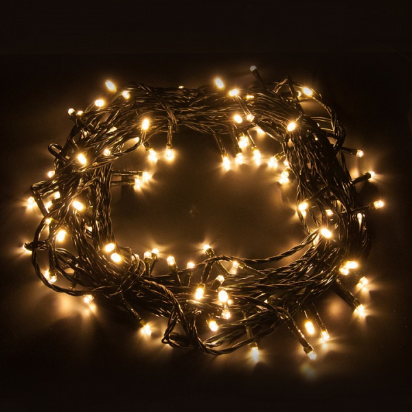 Гирлянда нить 10 м IP20 400-002 теплый белый Eurosvet 400-002