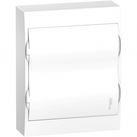 SE EASY 9 Корпус навесной с белой дверью 2ряд/24мод, IP40, IK07, 63А, 2 клеммы