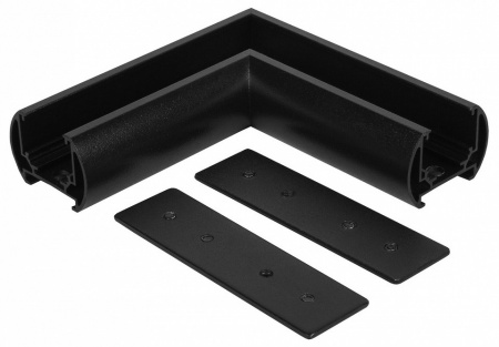 Slim Magnetic Коннектор угловой для шинопровода Round накладной (черный) 85135/00 Elektrostandard Slim Magnetic a065259