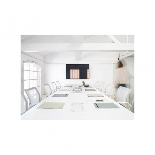 Simon 400 Алюминий Двухсторонний Врезной розеточный блок с крышкой и мет. вводом, 12x2P+E