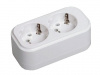 IEK Розетка переносная разб. К02 2 места CLASSIC