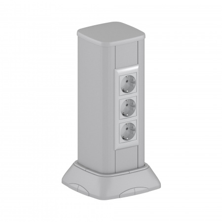 DKC Миниколонна алюминиевая 0,35 м, цвет темно-серебристый металлик