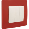 Legrand Etika Красная Рамка 1-ая