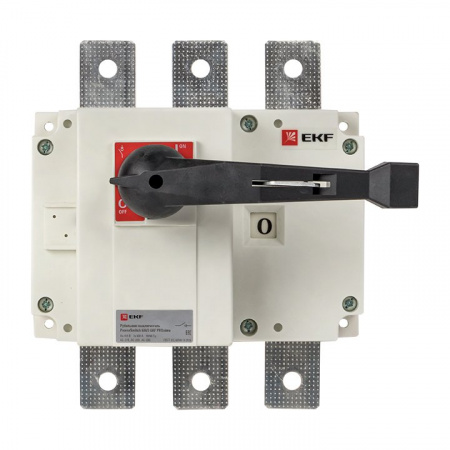 EKF PROxima Рубильник-выключатель 630A 3P c рукояткой управления для прямой установки PowerSwitch