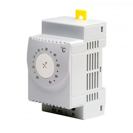 DKC Термостат электронный с регулируемым диапазоном температуры -20…+60°C, переключающий контакт