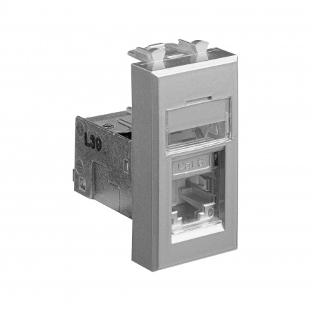 DKC Avanti Закаленная сталь Компьютерная розетка RJ-45  категория  6 экранированная 1 модуль