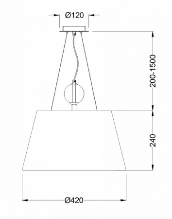 Подвесной светильник MOD613PL-03BG Maytoni Bergamo