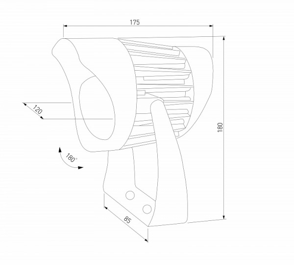 Светильник садово-парковый Landscape черный 35186/S Elektrostandard Landscape a069768 Светильник садово-парковый Landscape черный 35186/S Elektrostandard Landscape a069768