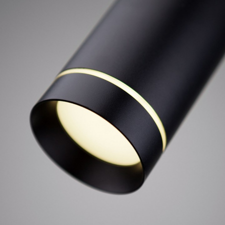 Подвесной светодиодный светильник DLR023 12W 4200K черный матовый Elektrostandard Topper a040264