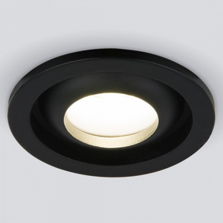 Встраиваемый точечный светодиодный светильник 25022/LED 5W 4200K BK черный Elektrostandard Luss a056767