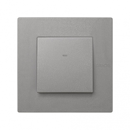 Simon 27 Клавиша для выключателя с подсветкой IK07 серого цвета S27 Scudo